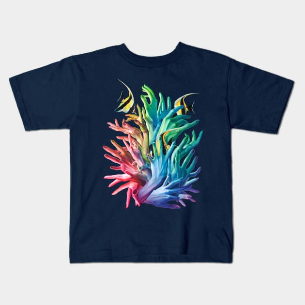 Tactility Kids T-Shirt by Alien Moth